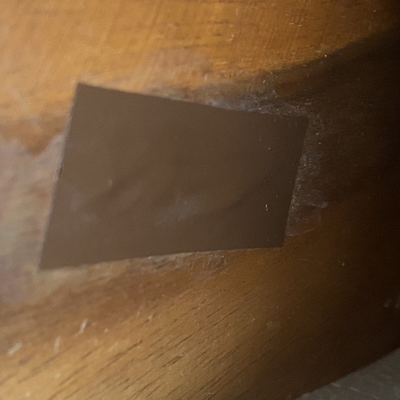 Vintage 1960s Floral Rafia Purse Beautiful Wood Sided Bag Please Read - Picture 16 of 16